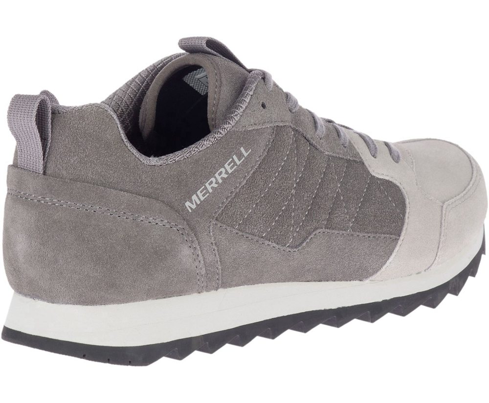 Merrell Sneakers Grey - Alpine Suede - Mens 90KLUGECT